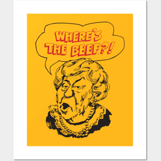 Where's The Beef? - Wendys Posters and Art